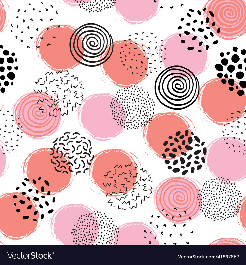 Geometric Circle Pattern - Abstract