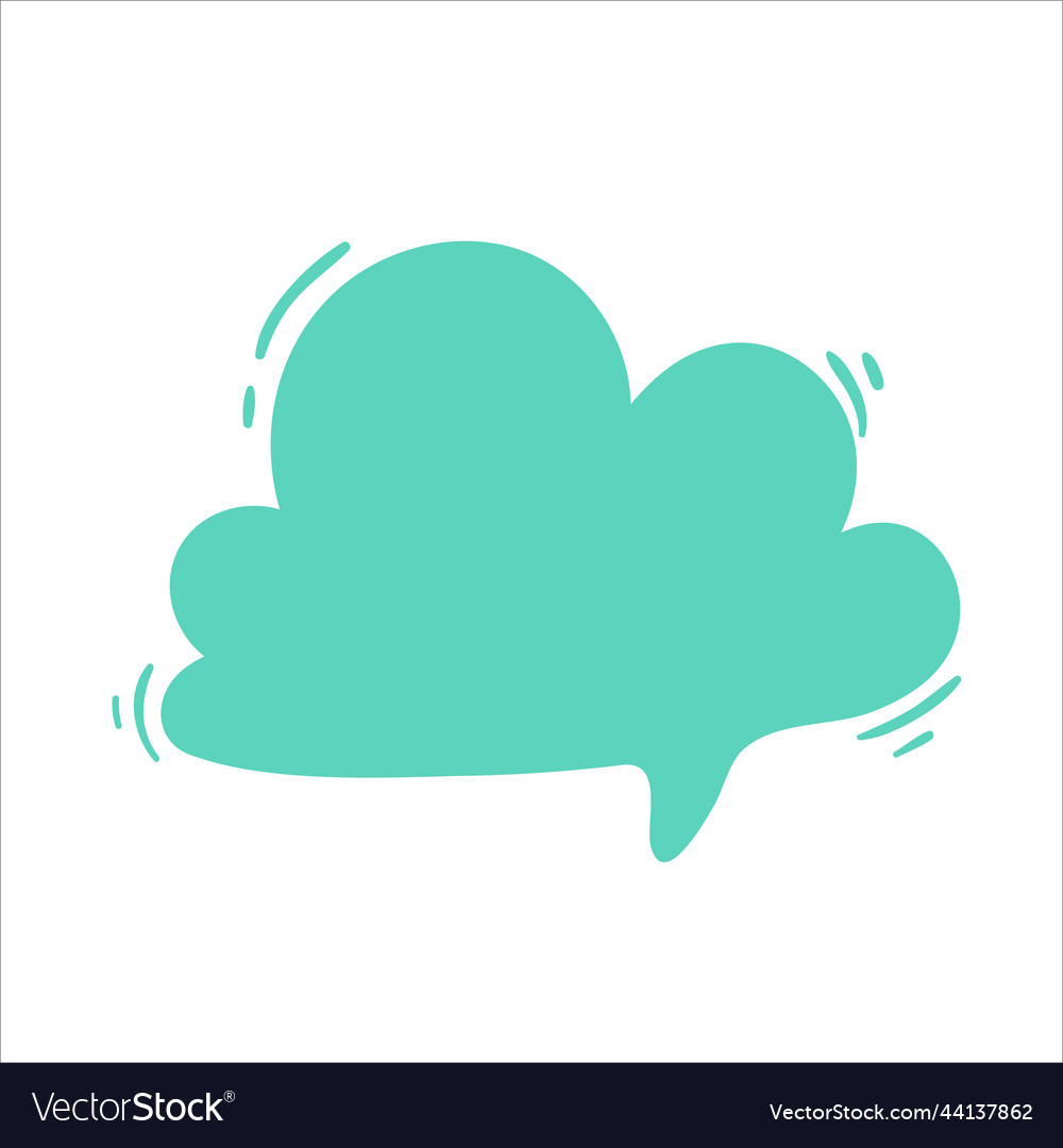 Speech bubble for entering conversation messages Vector Image Speech bubble for entering conversation messages
