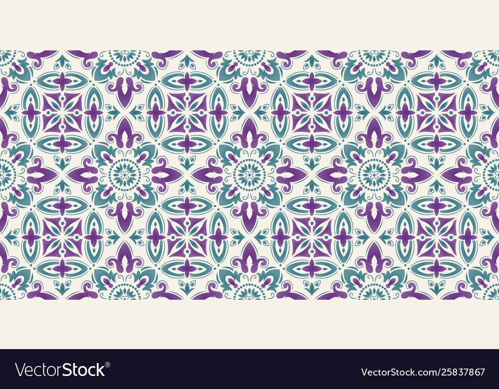 Damask seamless pattern background elegant Vector Image Damask seamless pattern background elegant