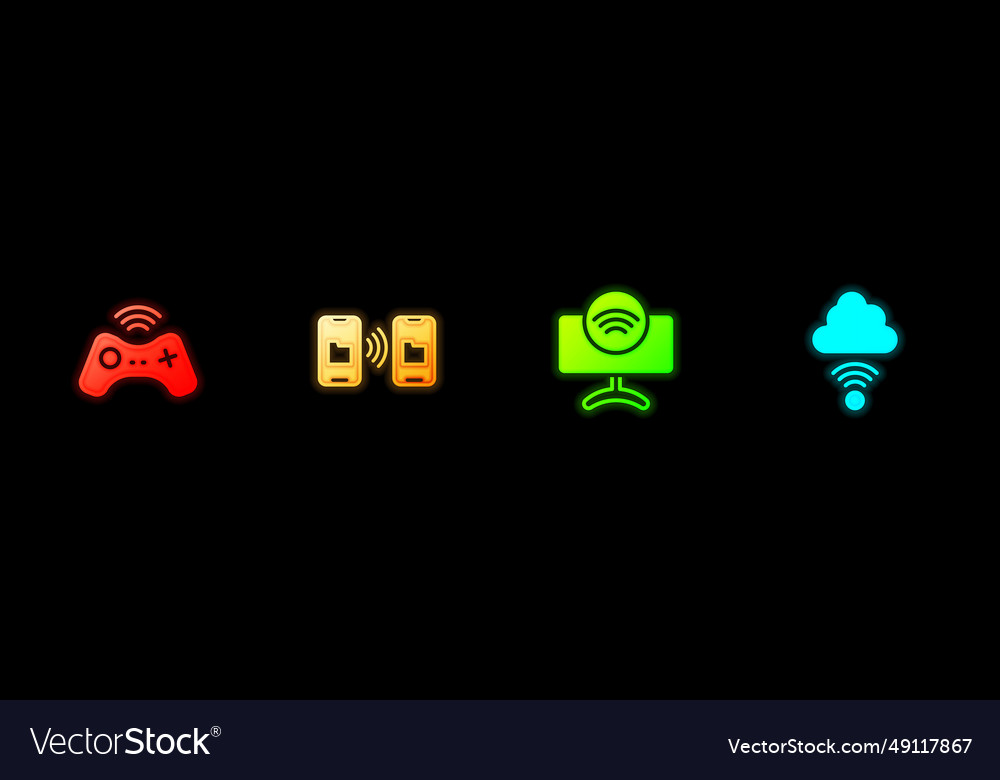 Set wireless gamepad data transfer and storage
