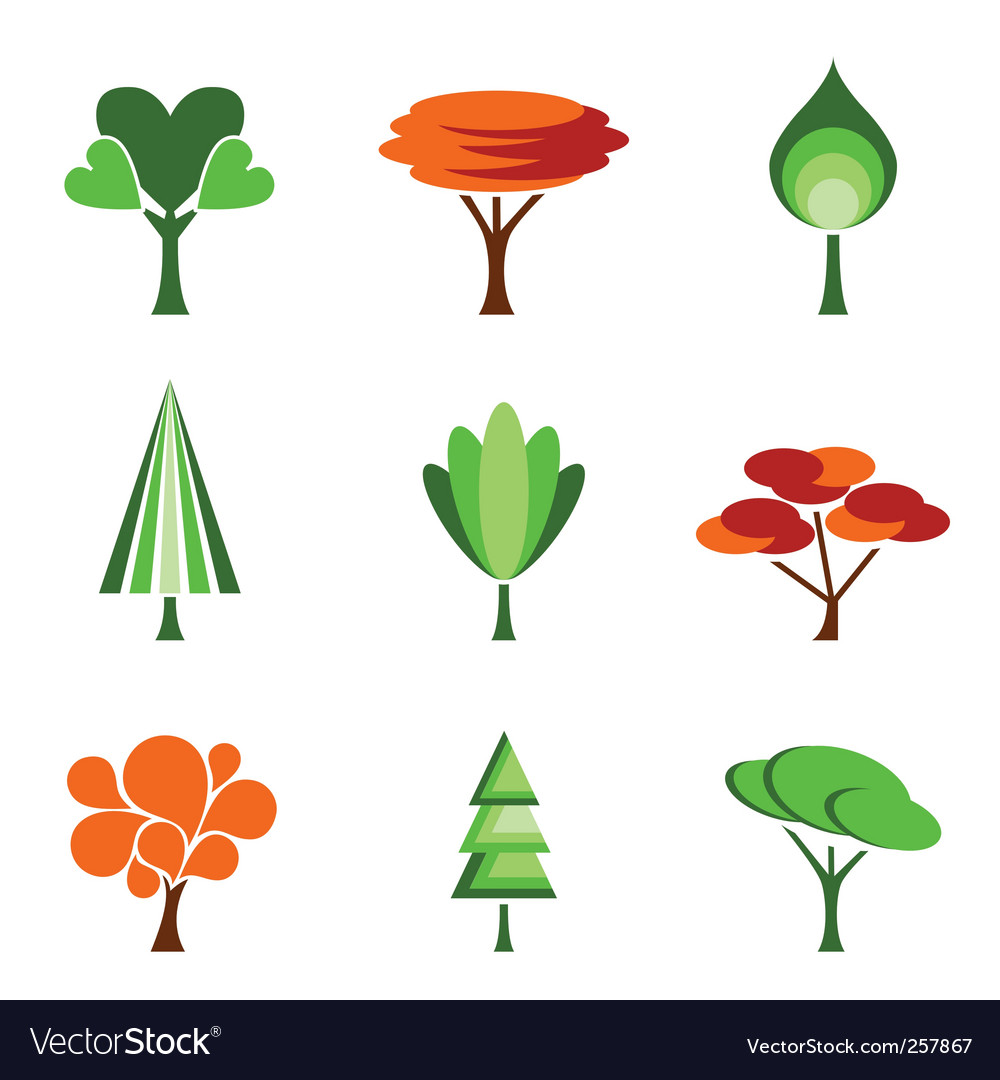 Tree Icon Set