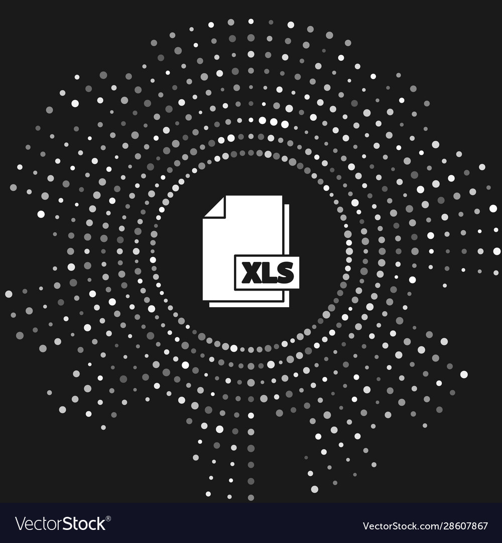White xls file document download button icon