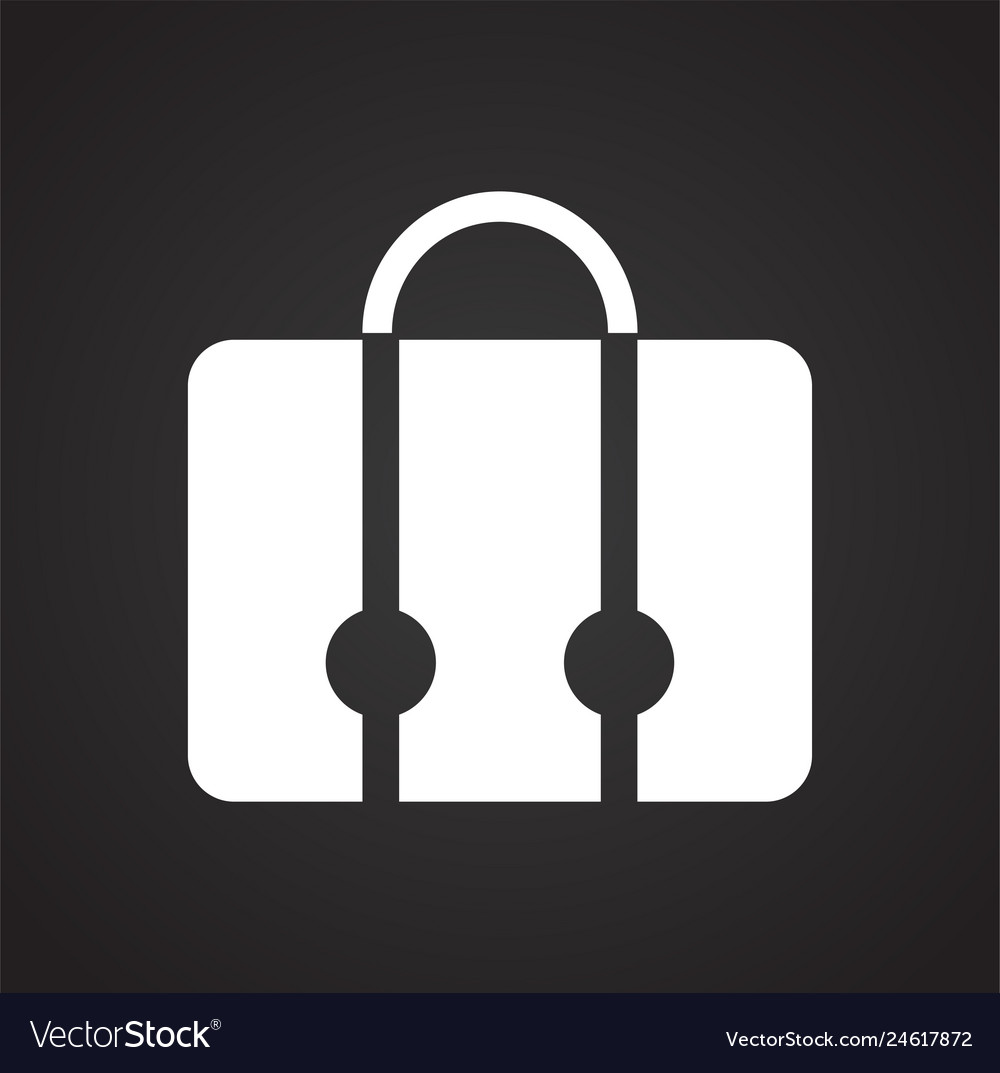 Case icon on background for graphic and web design
