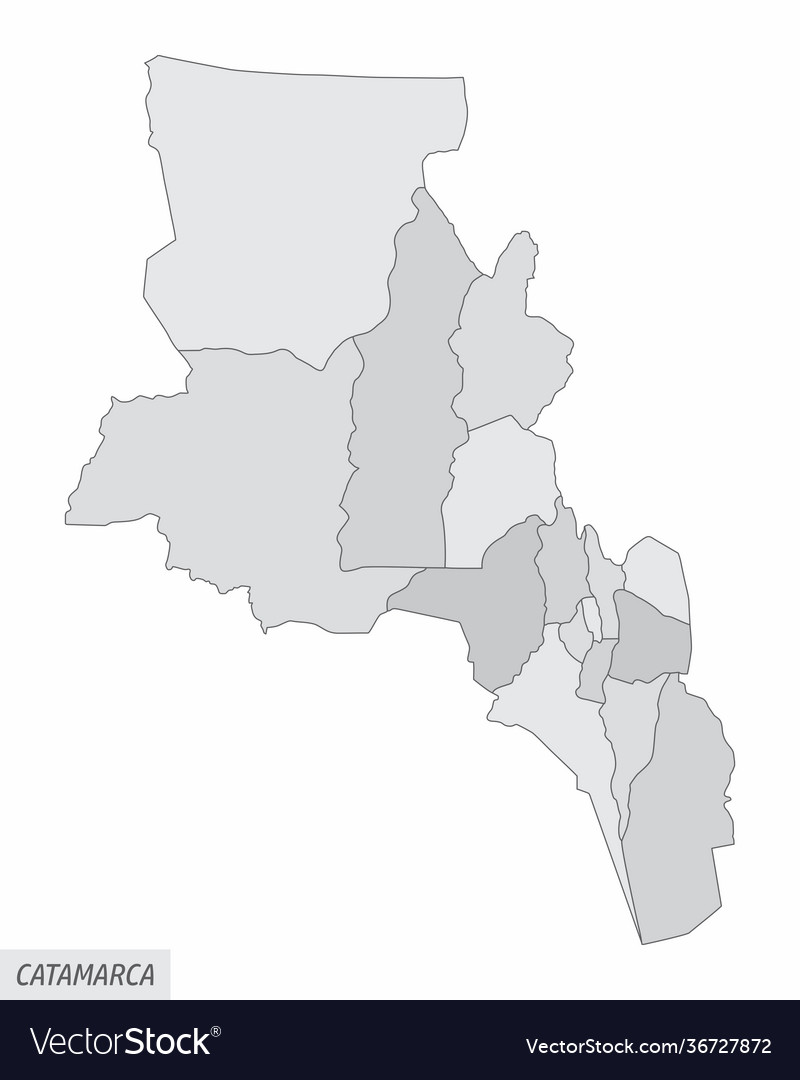 Catamarca province grayscale map