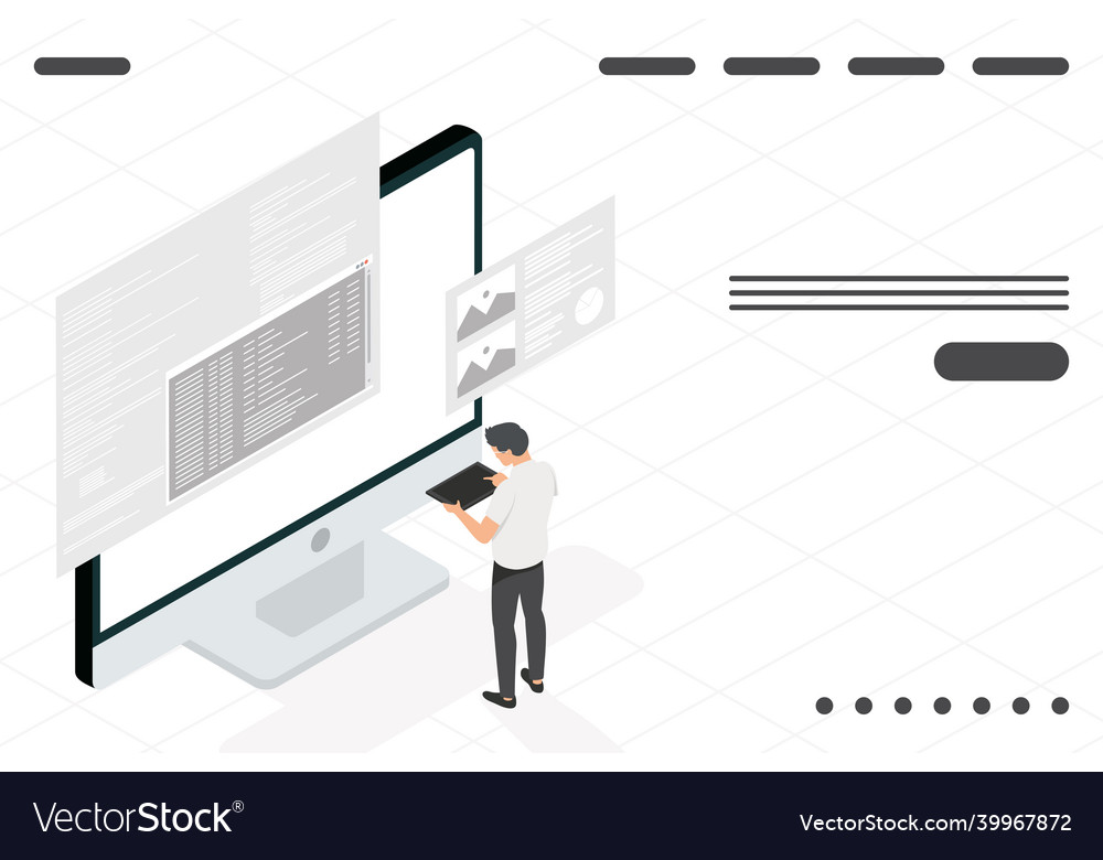 Software developer in desktop