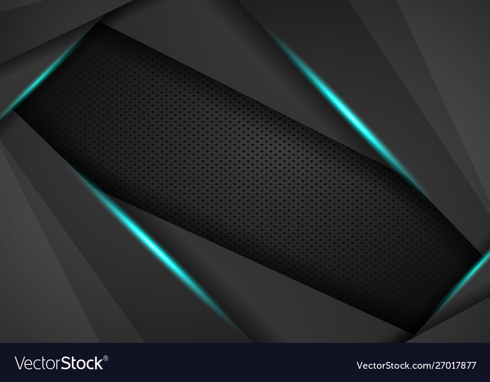 Dark abstract background with blue overlap