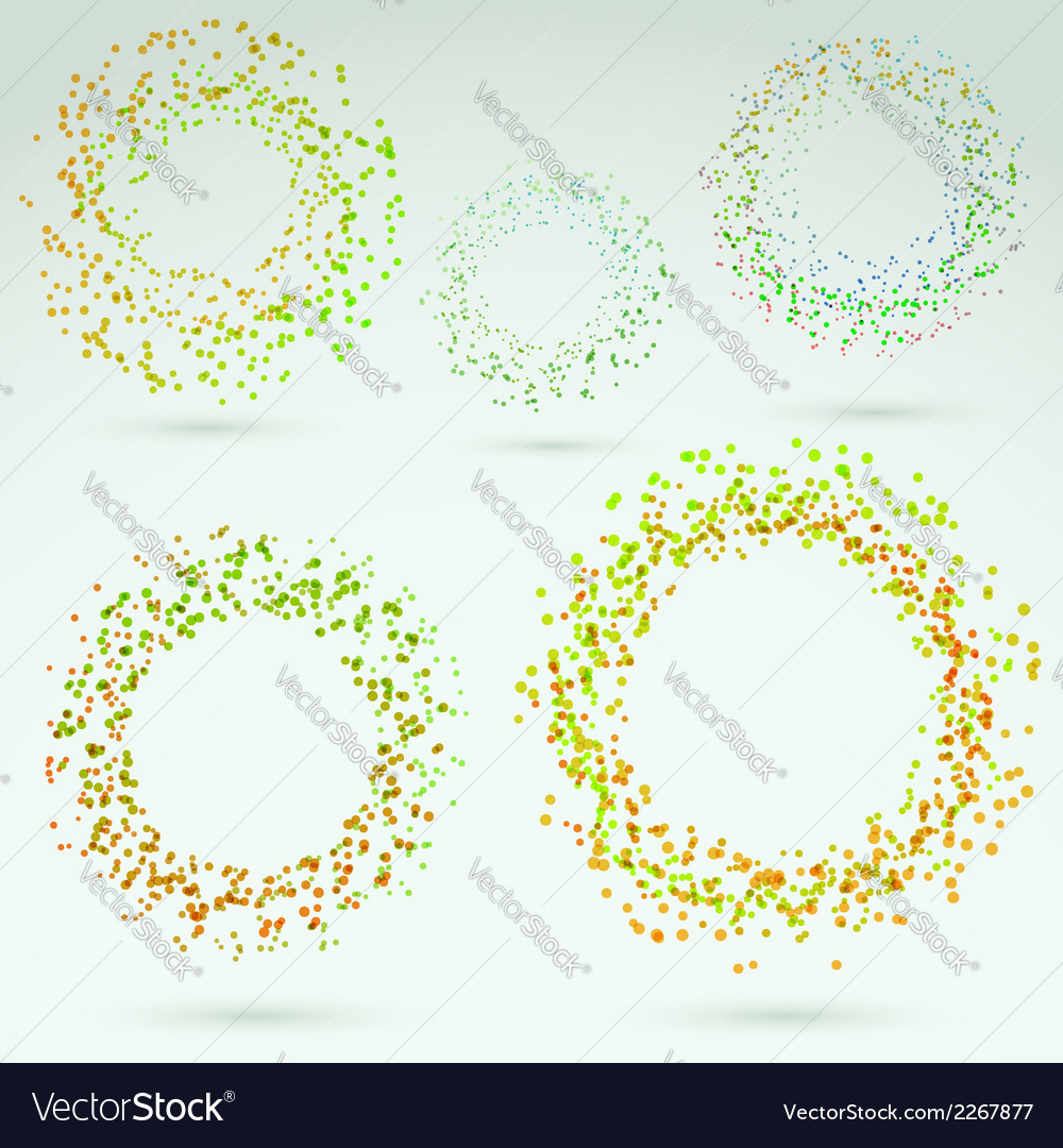 Dynamic Circle Particle Burst