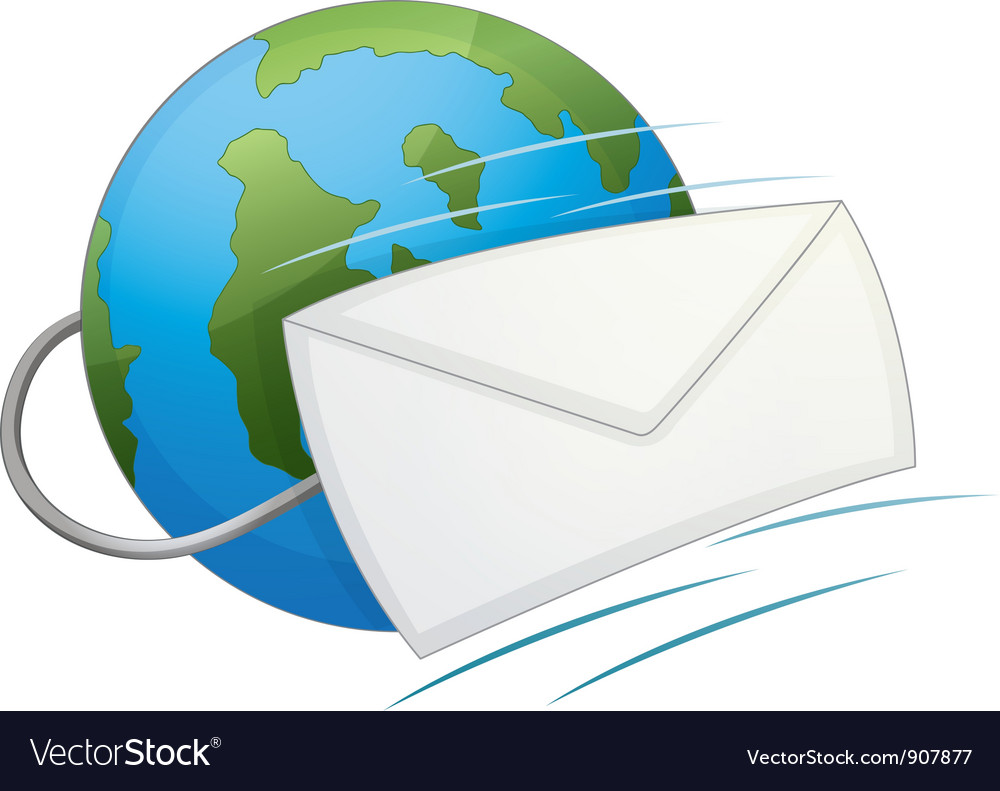 Internet email icon Royalty Free Vector Image - VectorStock