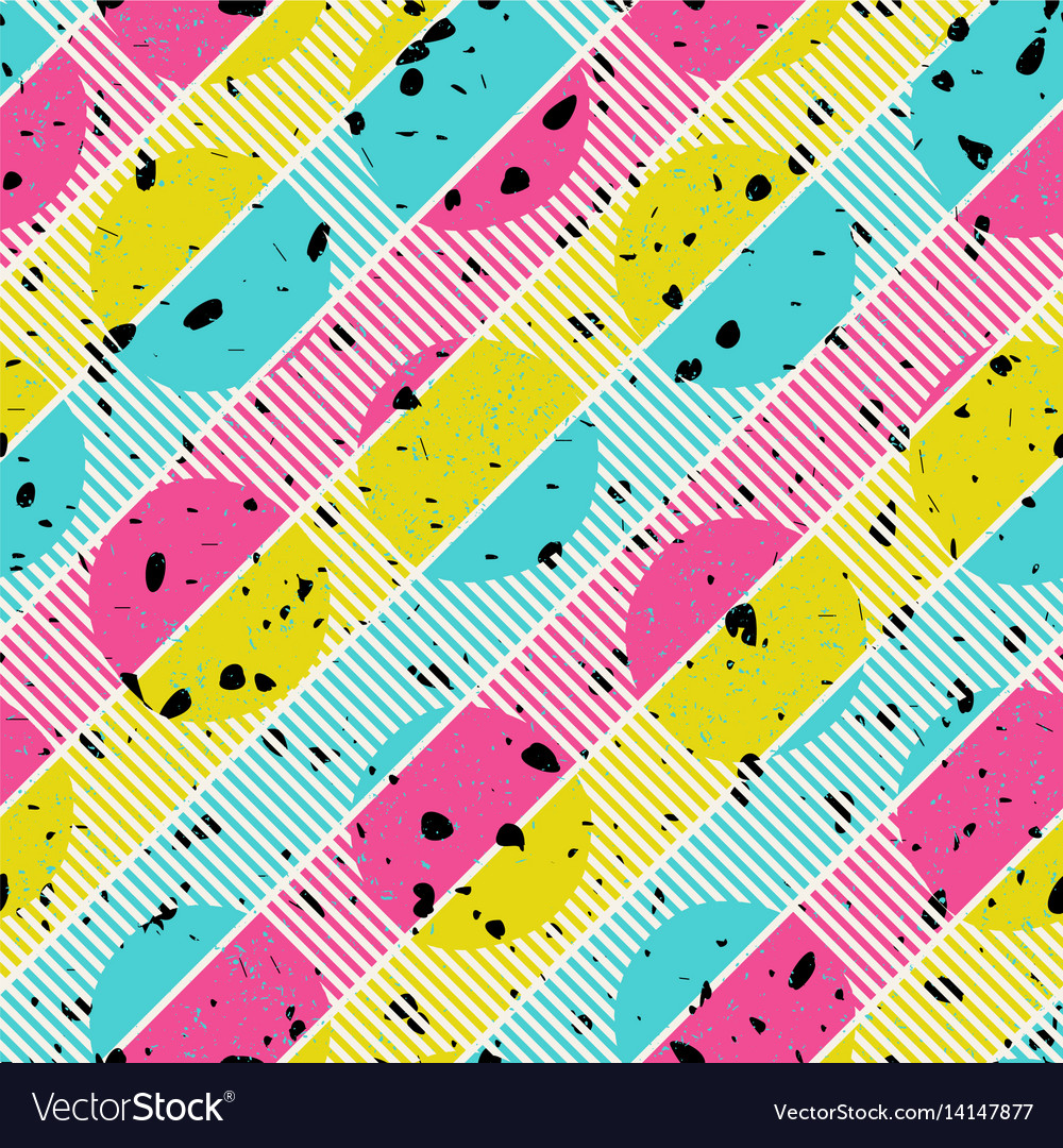 Retro colors diagonal lines background pop-art