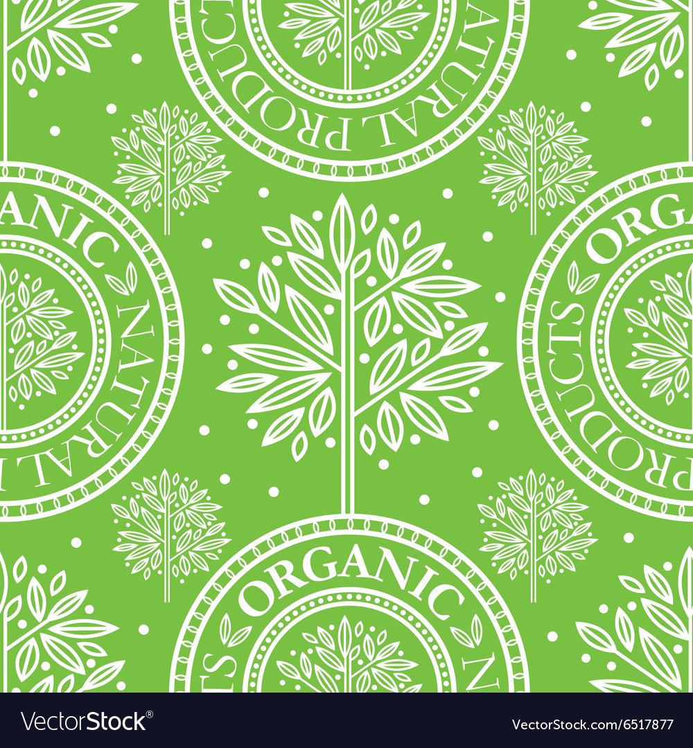 Seamless tree pattern 021