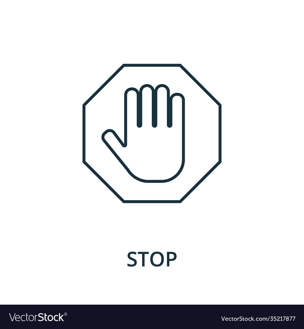 Stop icon line style element from navigation