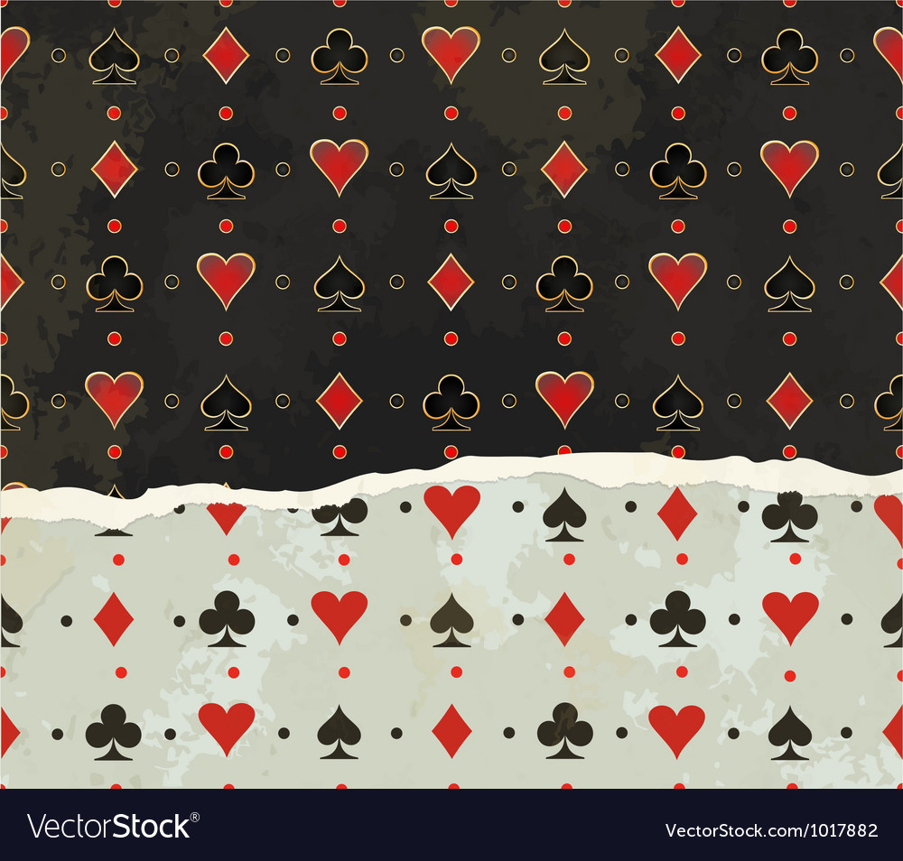 Card Suit Pattern Background
