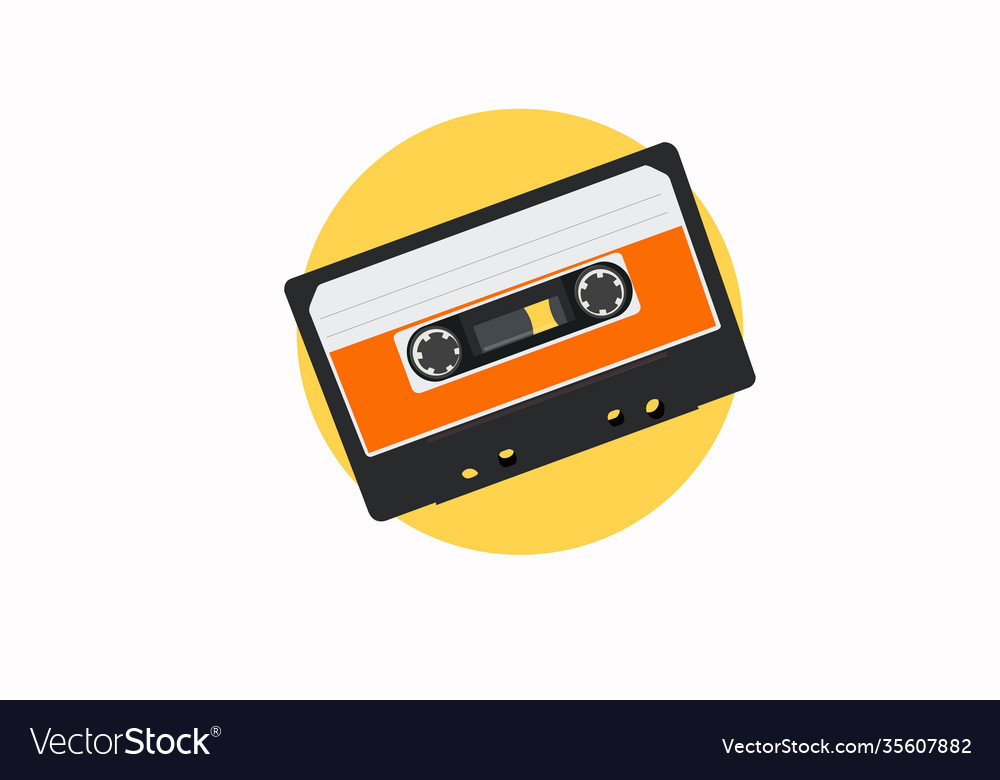 Cassette flat icon