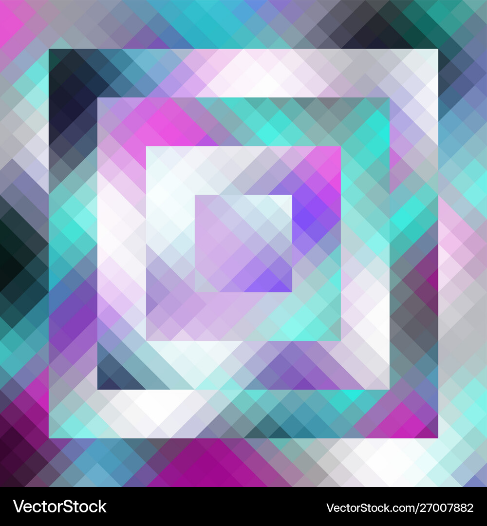Geometric abstract pattern in low poly style Vector Image