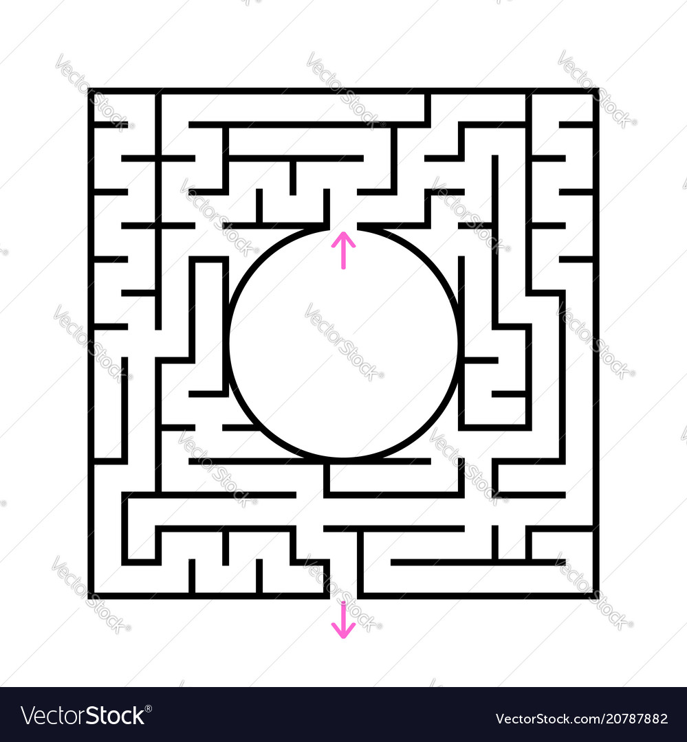 Intricate Square Labyrinth