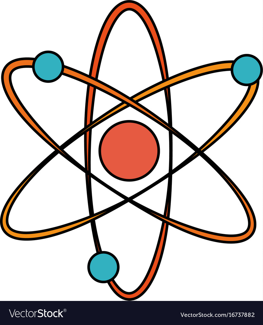 Representation of atom icon image