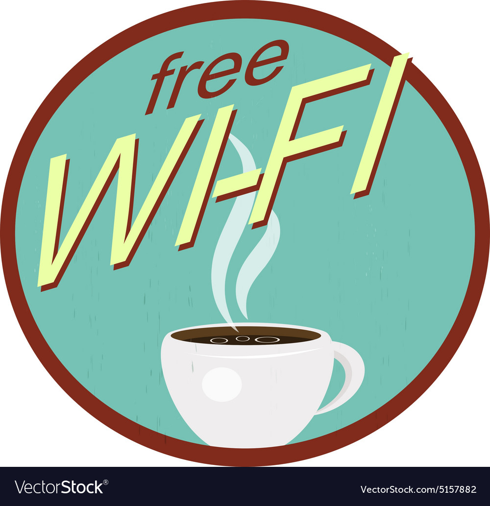 Retro wi-fi icon