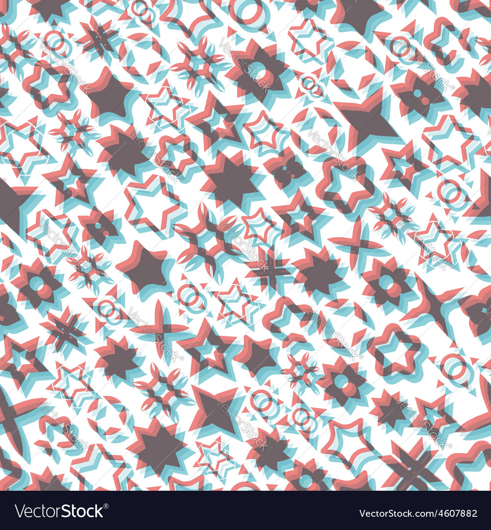 Starry Geometric Pattern Background
