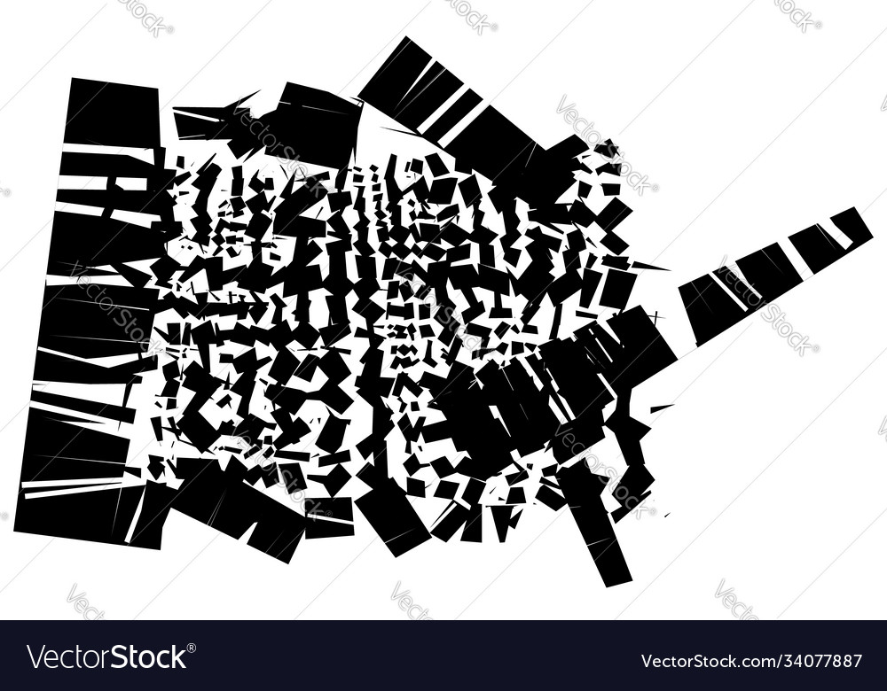 Abstract art - random geometry shapes generative vector image Abstract art - random geometry shapes generative