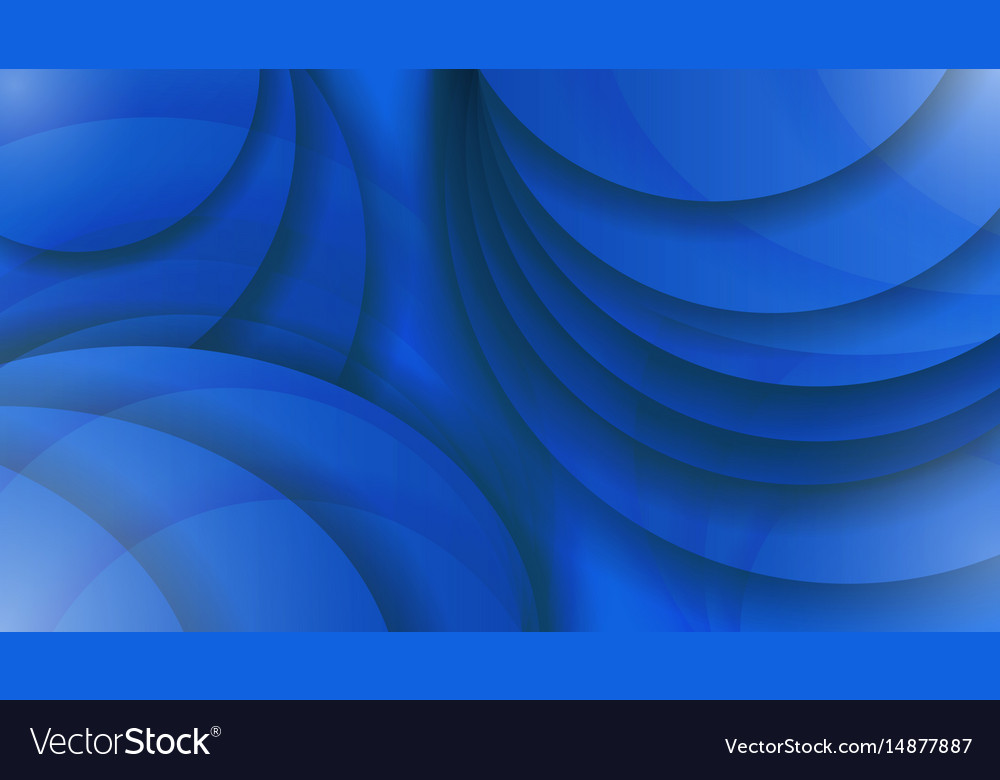 Abstract background of blue color curved lines