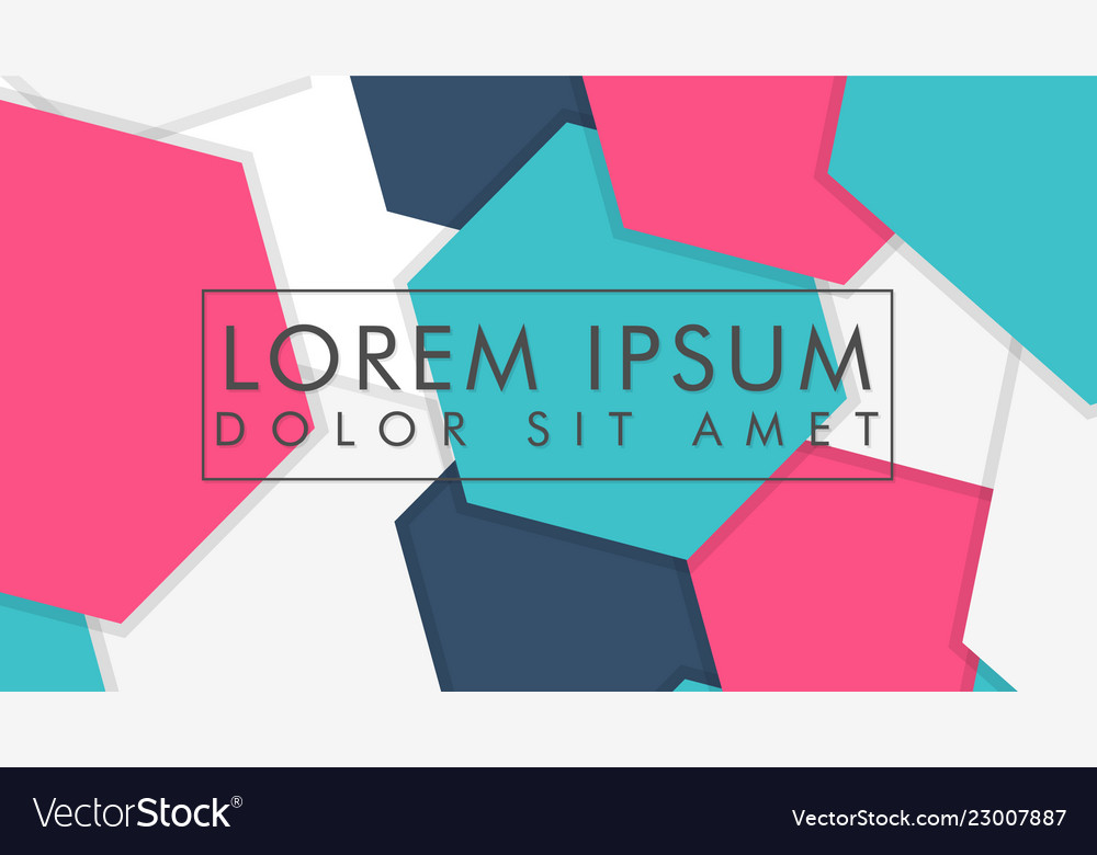 Abstract colorful hexagon background Vector Image Abstract colorful hexagon background