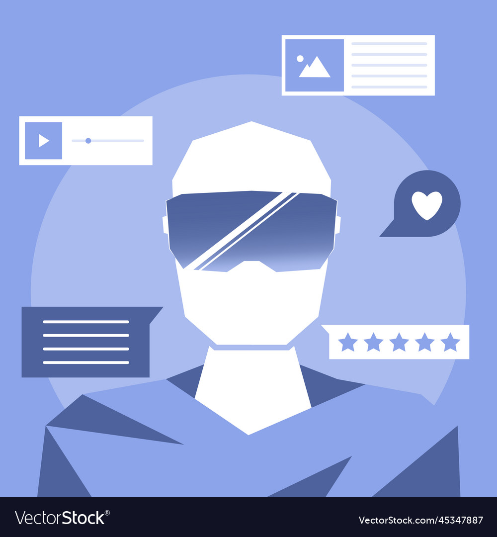 Ai writer and content generator artificial vector image Ai writer and content generator artificial