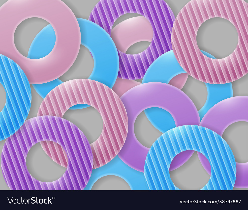 Background with multicolored discs