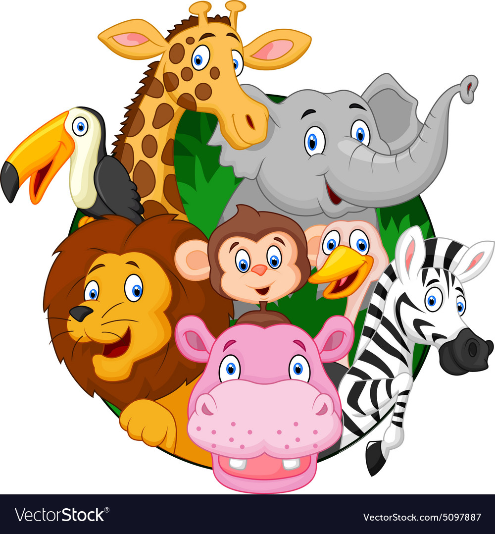 Animal Cartoon Pictures Free Download - Cartoon Animals Free Vector ...