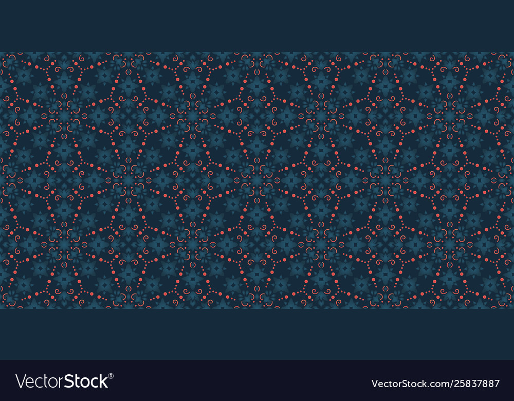 Damask seamless pattern background elegant vector image Damask seamless pattern background elegant