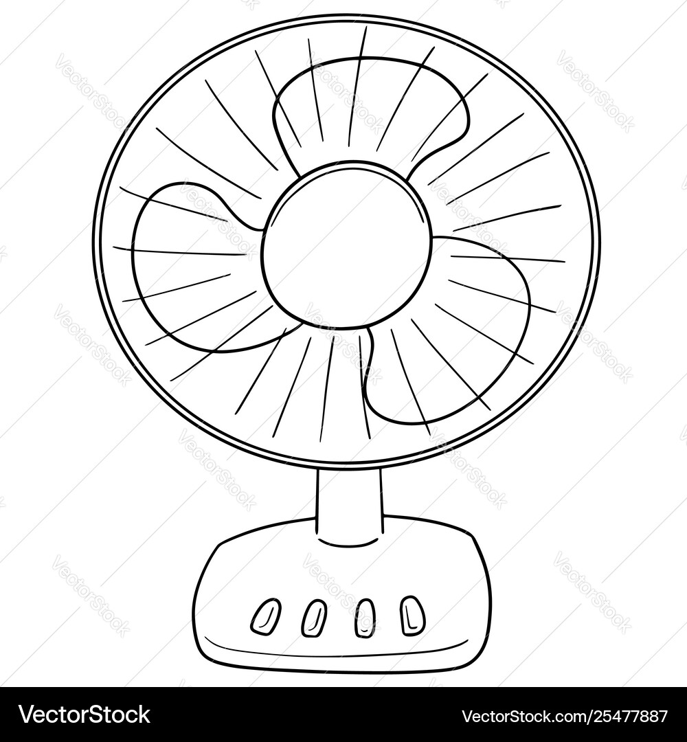 Fan Royalty Free Vector Image - VectorStock