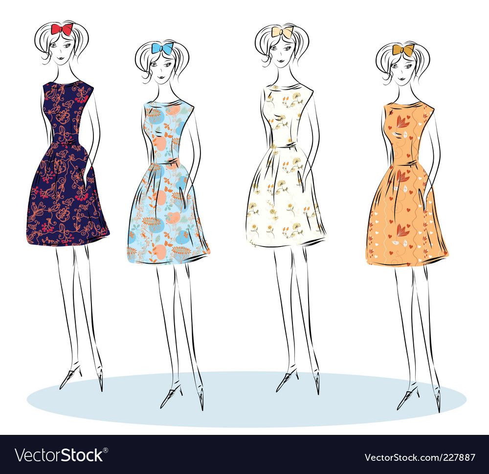 Fashion Illustration Royalty Free Vector Image Fashion Illustration Royalty Free Vector Image