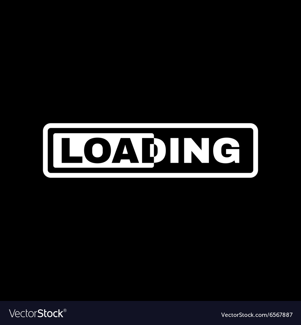 Loading icon preloader symbol flat