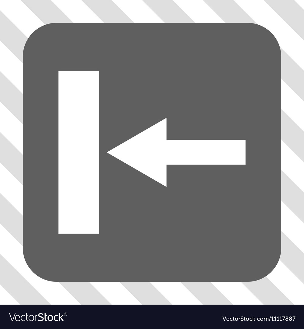 Move left rounded square button