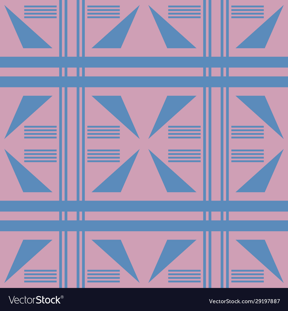 Seamless geometric pattern with colorful elements Vector Image Seamless geometric pattern with colorful elements