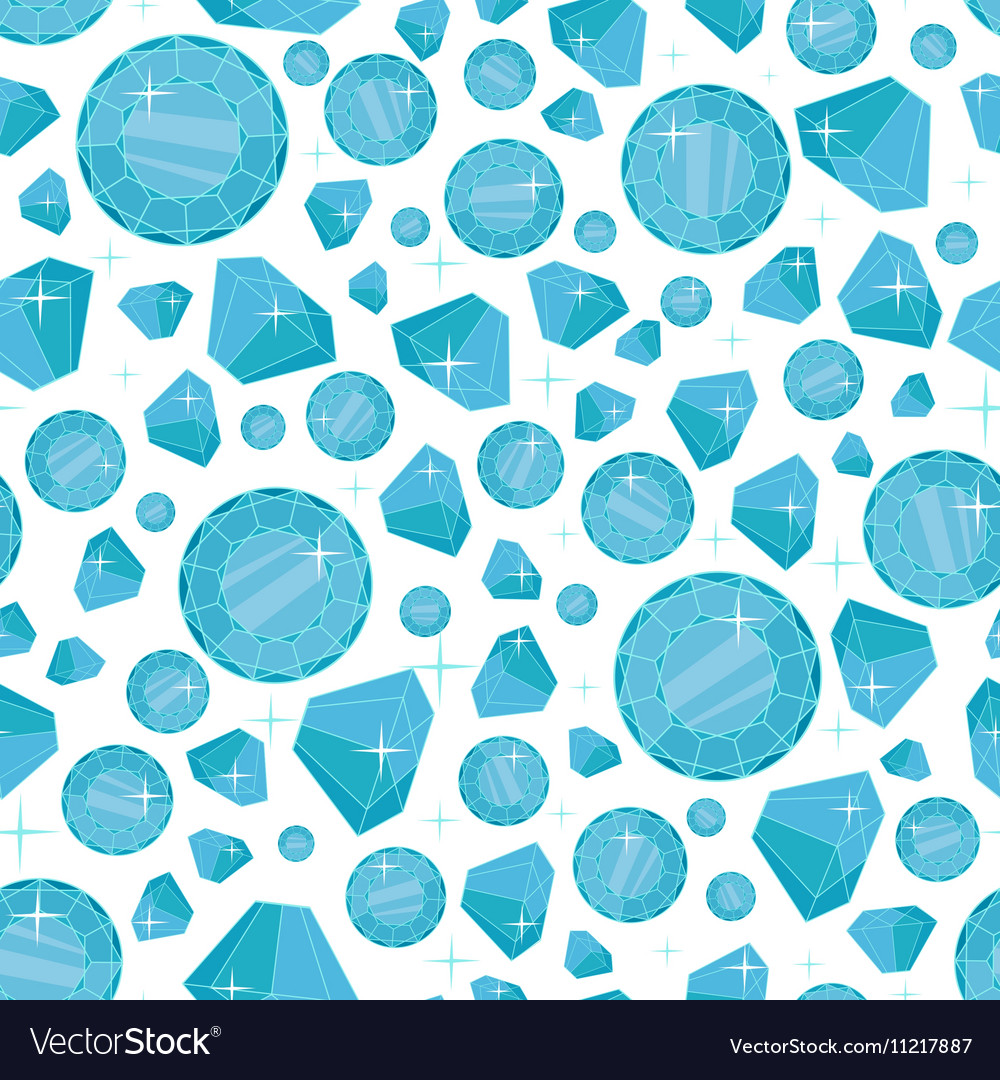 Seamless pattern with diamonds of different size