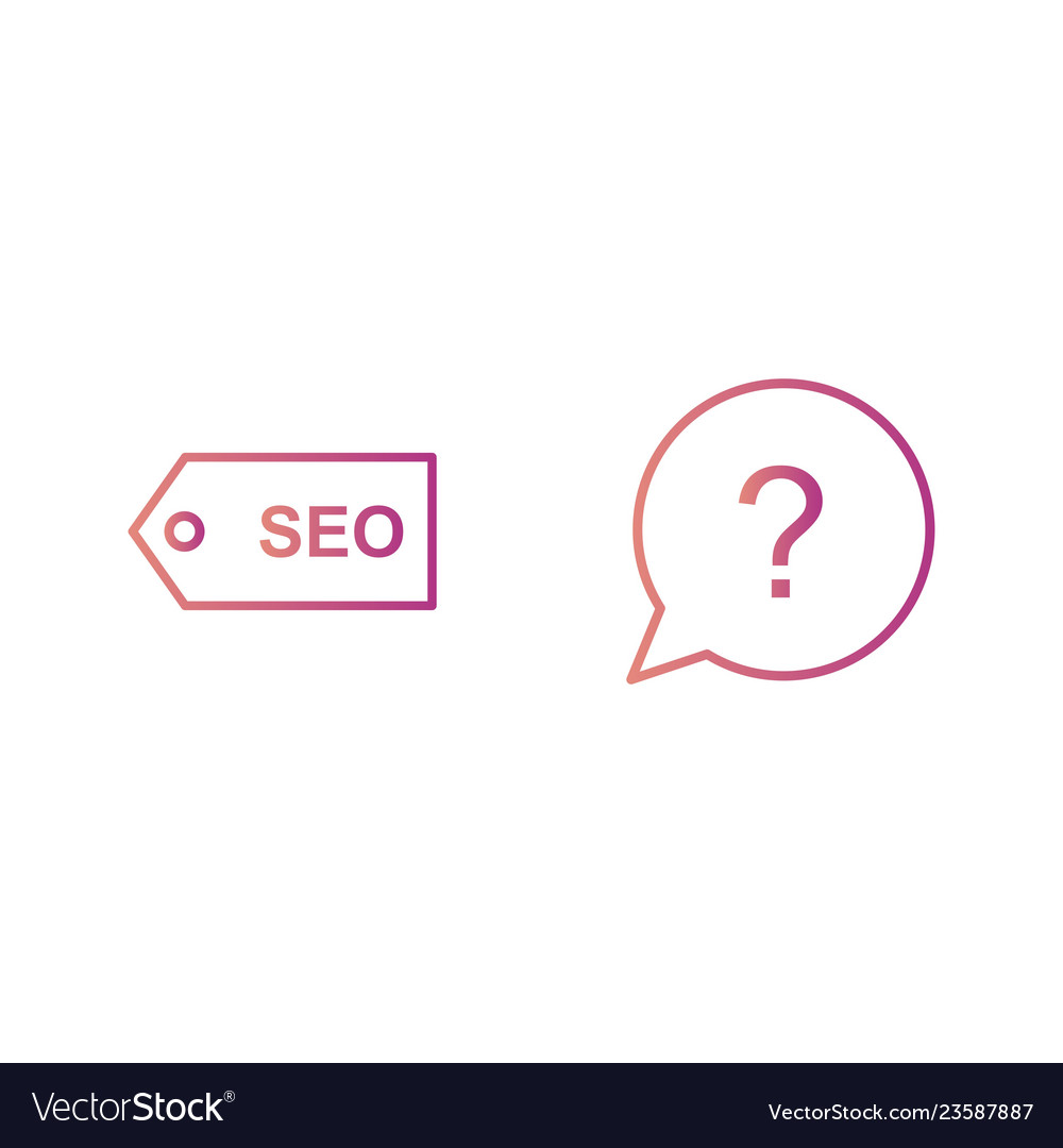 Set of seo search engine optimization icons