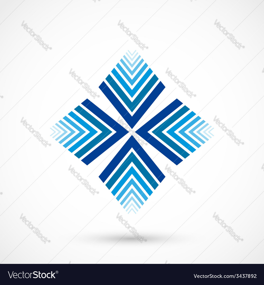 Abstract snowflake