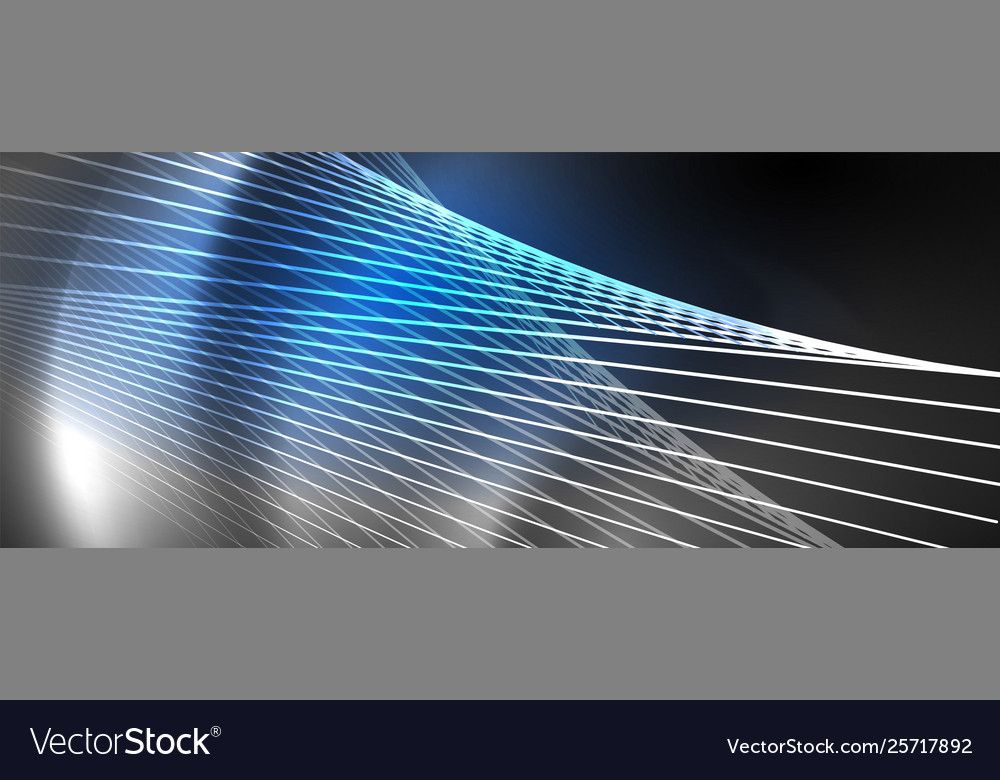 Color light with lines outer space background vector image Color light with lines outer space background