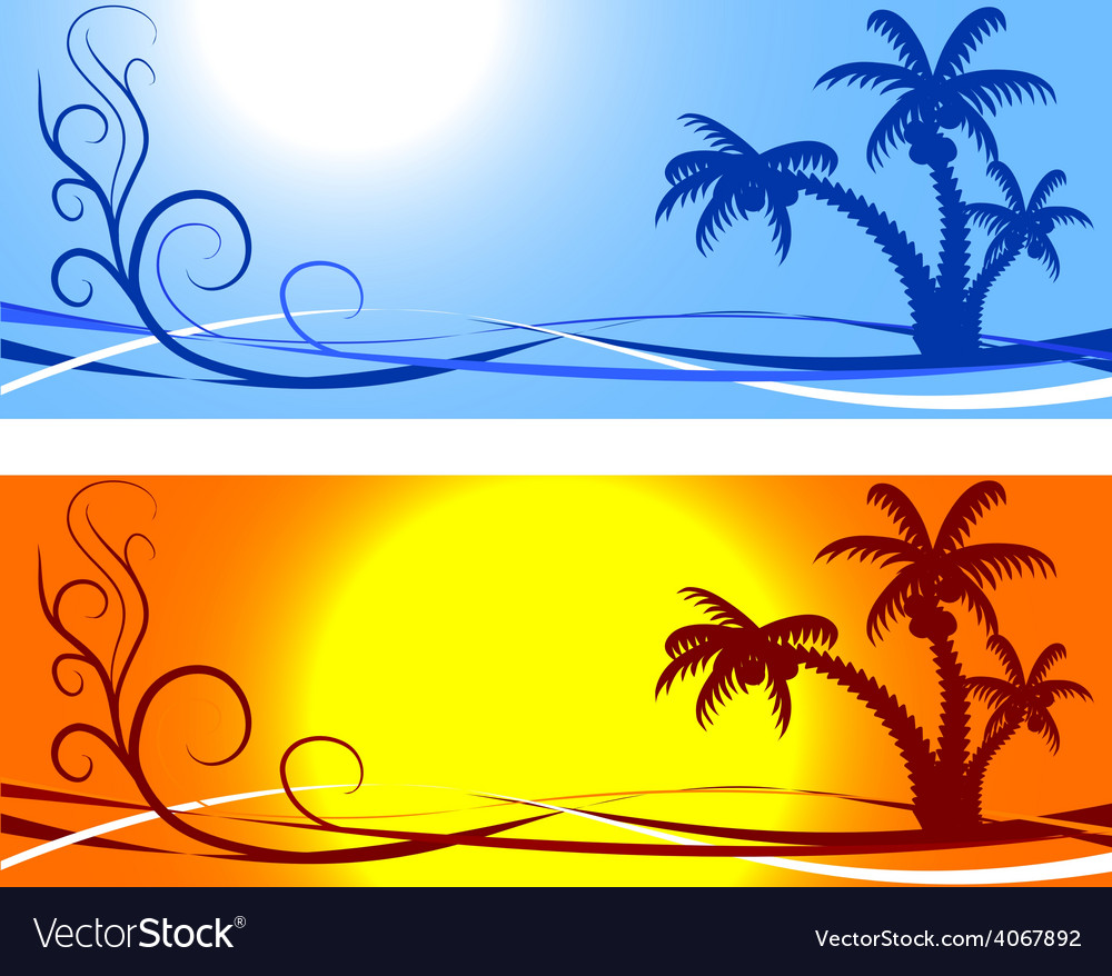 Summer background Royalty Free Vector Image - VectorStock