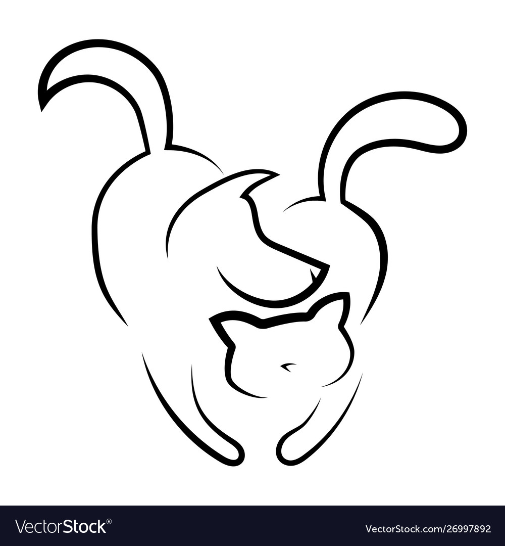 Veterinary logo for pet shop vector image Veterinary logo for pet shop