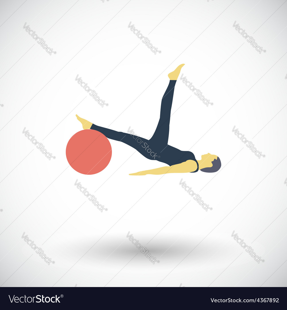 Yoga flat icon