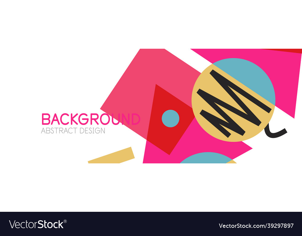 Abstract background blocks lines triangles vector image Abstract background blocks lines triangles
