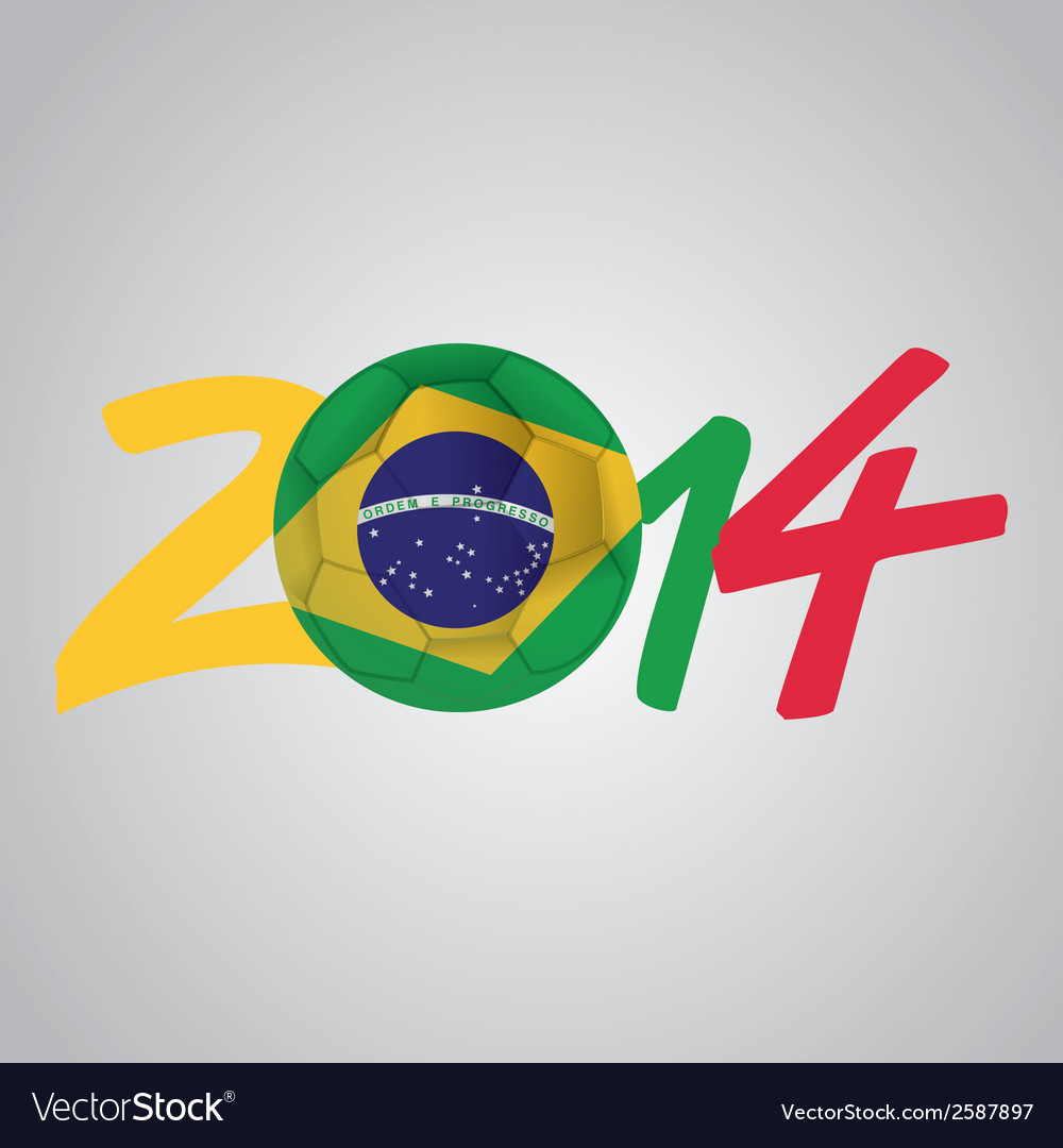 Abstract background with a brazil allusive objects