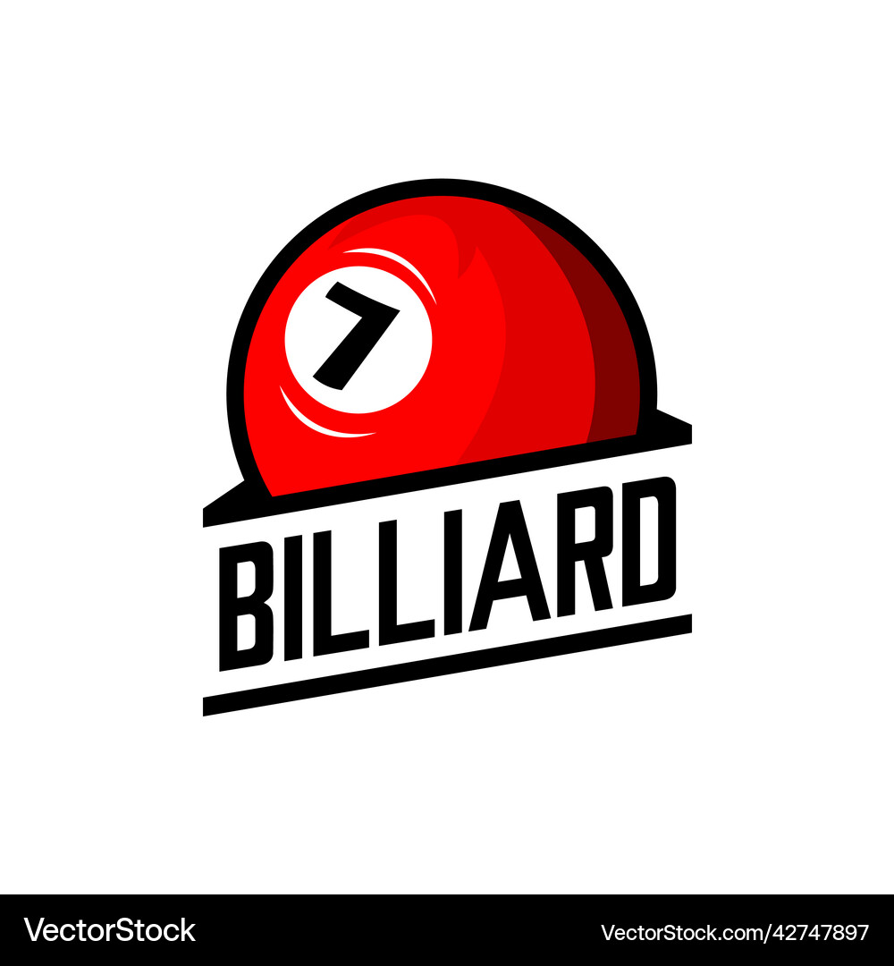 Billiards Royalty Free Vector Image - VectorStock