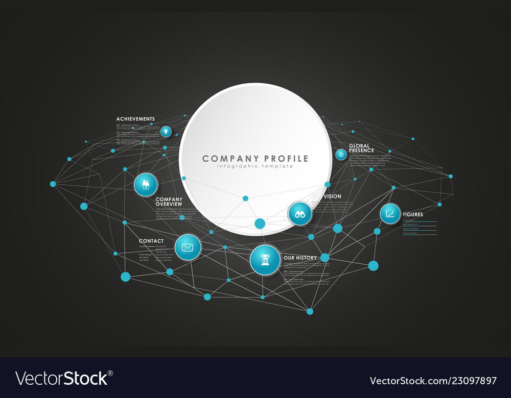 Infographic colorful milestones time line vector image Infographic colorful milestones time line