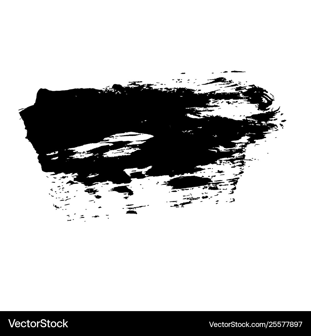 Ink brush stroke background Royalty Free Vector Image