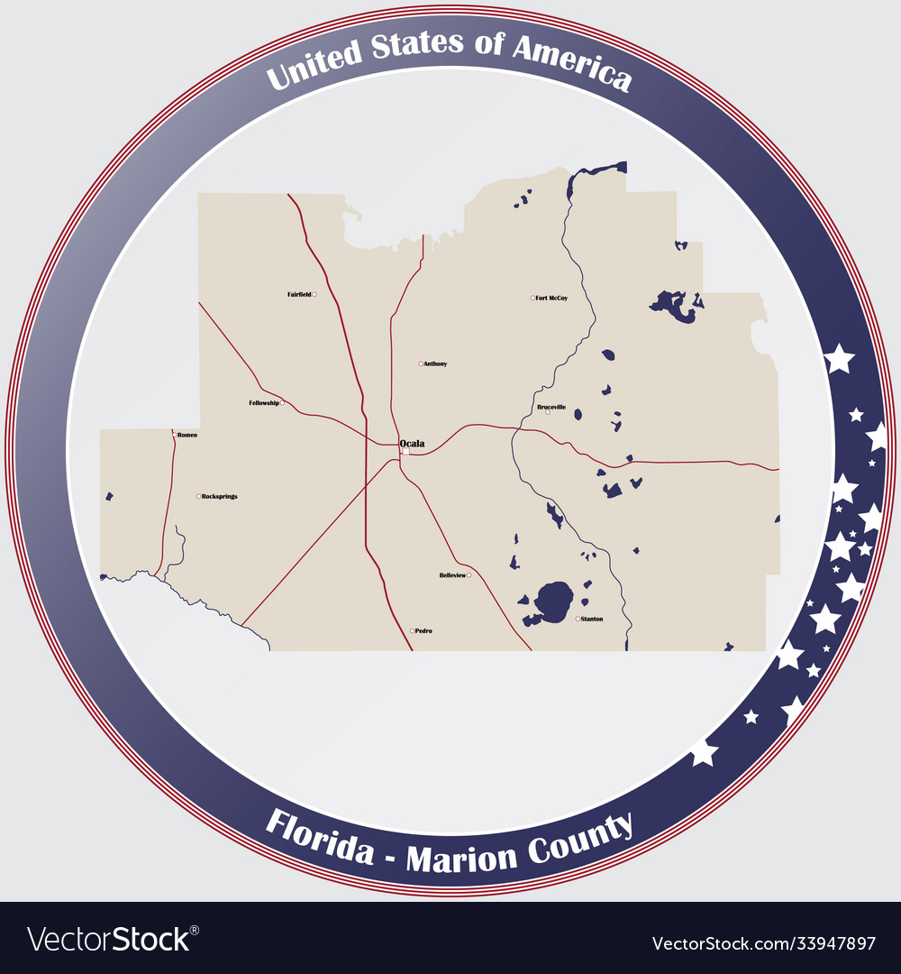 Map marion county in florida