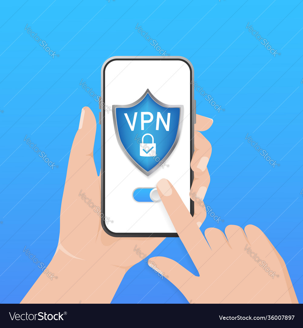 Secure vpn connection concept virtual private