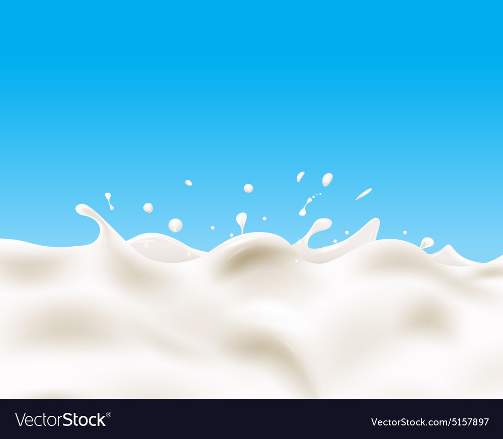 Tasty milk design element Royalty Free Vector Image