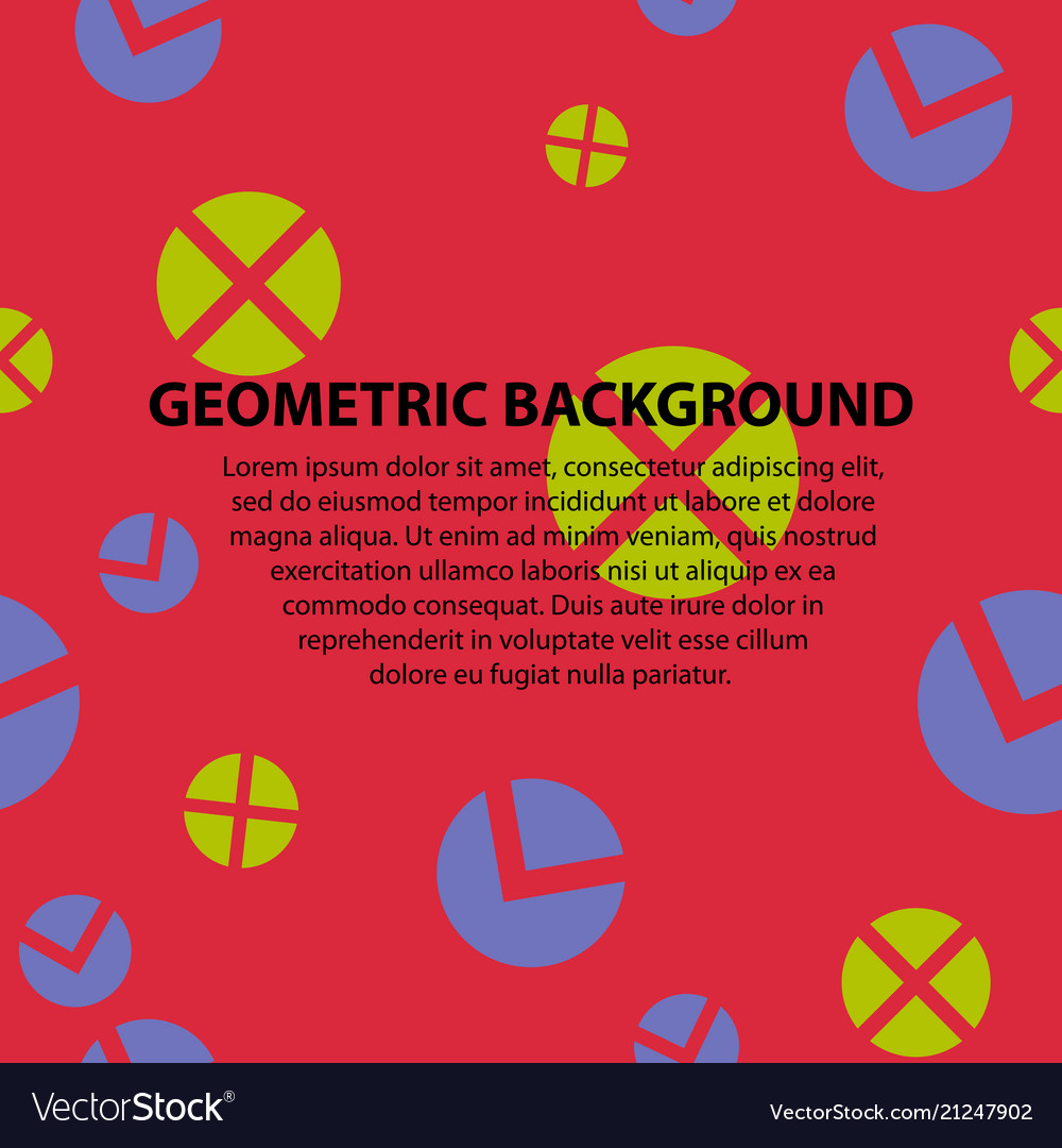Abstract geometric pattern and background